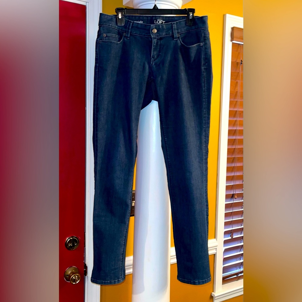 Ann Taylor Loft Dark Blue Denim Jeans